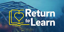 Return to Learn text logo