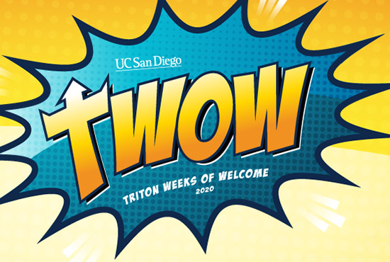 UC San Diego Triton Weeks of Welcome (TWOW) logo